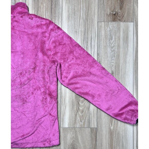 The North Face Full Zip Fuzzy Fleece Pink Jacket - Women Size Medium - Picture 14 of 16